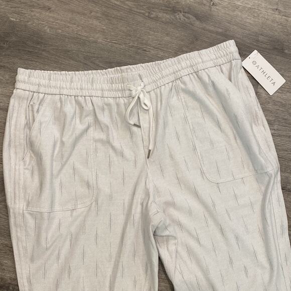 NWT Athleta Farallon Printed Jogger "Spliced Magic Veil Gray" - Picture 4 of 14
